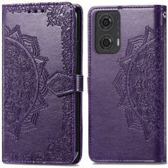imoshion Mandala Klapphülle Motorola Moto G04 / G24 - Violett