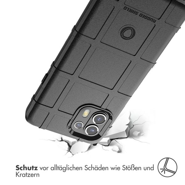 imoshion Rugged Shield Backcover für das Motorola Edge 20 Lite - Schwarz