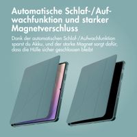imoshion Origami Klapphülle Samsung Galaxy Tab S9 11.0 Zoll / S10 Lite / S10 FE / S9 FE 10.9 Zoll - Dunkelgrün
