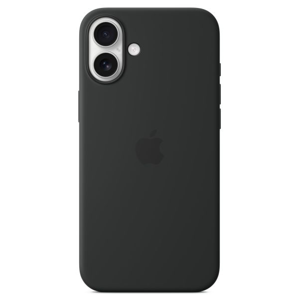 Apple Silikon-Case MagSafe für das Apple iPhone 16 Plus - Black