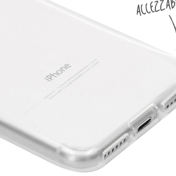 Accezz Clear TPU Backcover Apple iPhone SE (2022 / 2020) / 8 / 7 / 6(s) - Transparent