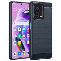 imoshion Brushed Back Cover für das Xiaomi Redmi Note 12 Pro Plus - Dunkelblau