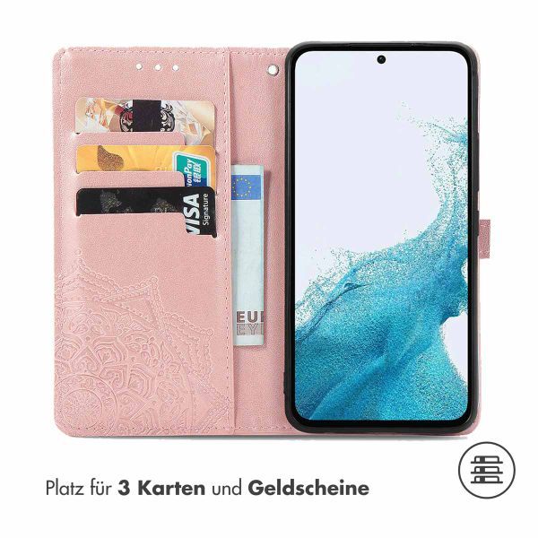 imoshion Mandala Klapphülle für das Samsung Galaxy A54 (5G) - Rose Gold