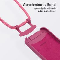 imoshion Color Backcover mit abtrennbarem Band MagSafe für das iPhone 13 - Raspberry