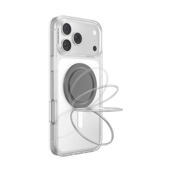 PopSockets PopGrip Low Pro MagSafe - Gunmetal