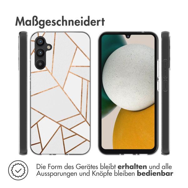 imoshion Design Hülle Samsung Galaxy A34 (5G) - White Graphic