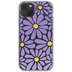 imoshion  Design Hülle für das iPhone 14 - Tropical Violet Flowers Connect