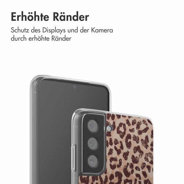 imoshion  Design Hülle für das Samsung Galaxy S21 FE - Leopard Mood