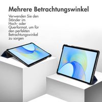 imoshion Trifold Klapphülle für das Honor Pad X9 - Dunkelblau