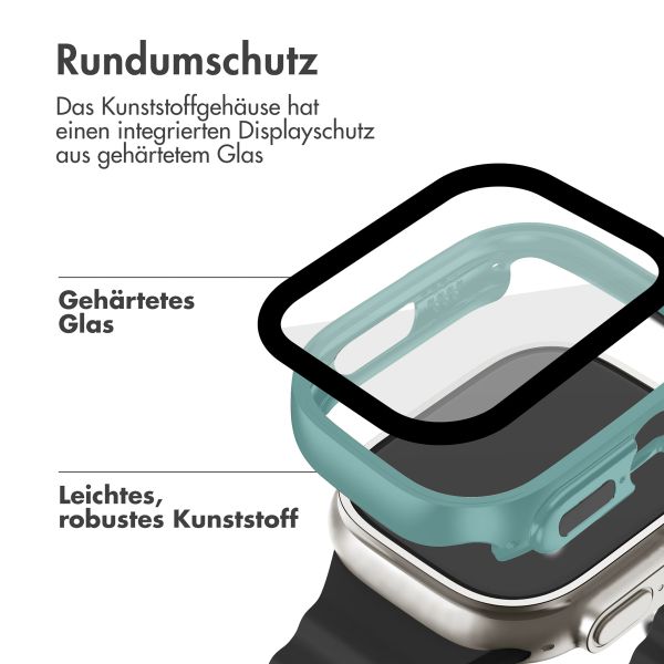 imoshion Full Cover Hard Case Apple Watch Ultra / Ultra 2 / Ultra 3 - 49 mm - Dunkelgrün