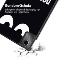 imoshion Design Trifold Klaphülle Lenovo Tab M11 - Don't touch