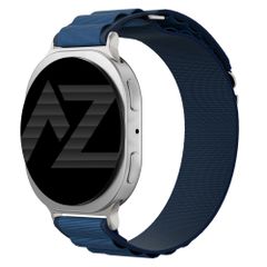 Accezz Nylon Alpine Armband für Samsung Galaxy Watch 9 (40/44mm) / Watch 8 (40/44mm) / Classic (46mm) - Dark Blue