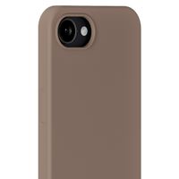 Holdit Silicone Case für das iPhone 16e - Mocha Brown