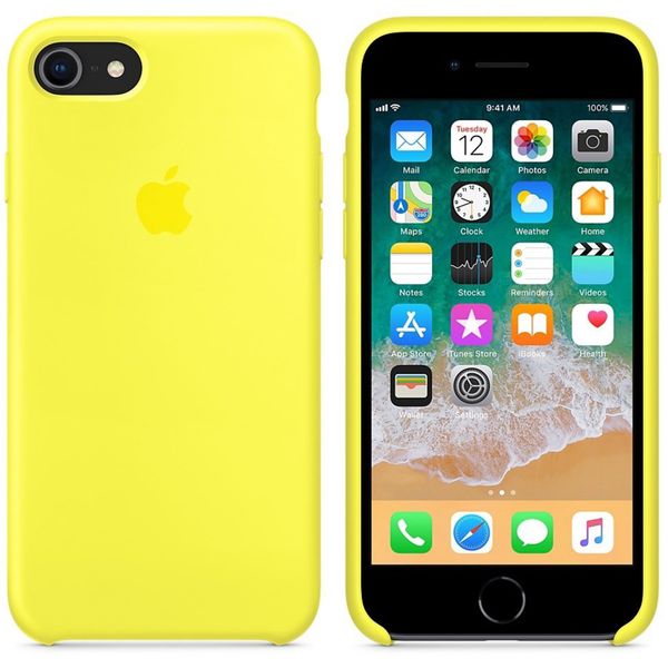 Apple Silikon-Case für das Apple iPhone SE (2022 / 2020) / 8 / 7 - Flash