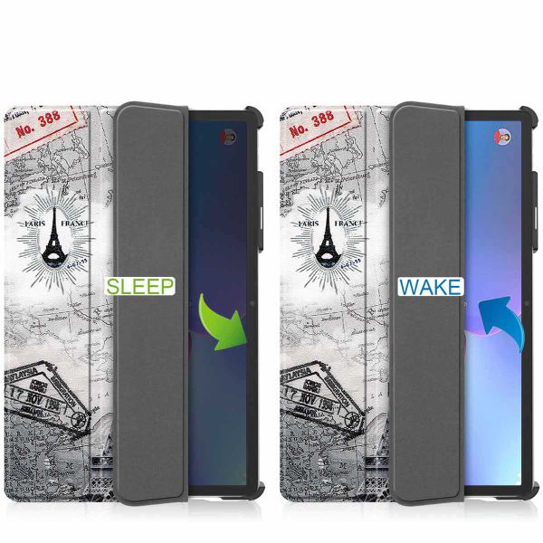 imoshion Design Trifold Klaphülle Lenovo Tab P11 Pro (2nd gen) - Paris