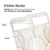 imoshion Design Hülle Google Pixel 8 - Golden Leaves Transparent
