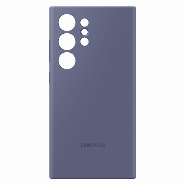 Samsung Original Silikon Cover für das Galaxy S24 Ultra - Violet