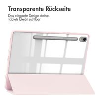 imoshion Trifold Hardcase Klapphülle Samsung Galaxy Tab S9 11.0 Zoll - Rosa