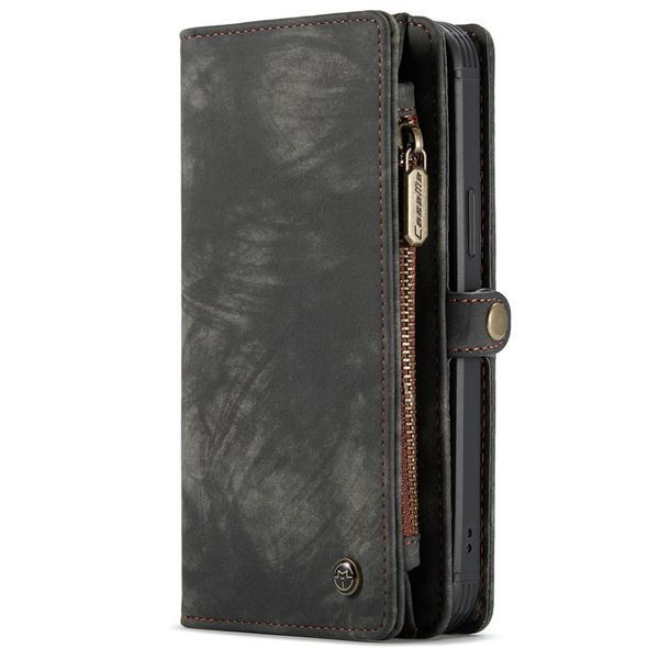 CaseMe Luxuriöse 2-in-1-Portemonnaie-Klapphülle Leder iPhone 12 Mini