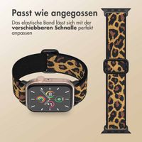 imoshion Elastisches Nylonarmband für das Apple Watch Series 1 bis 11 / SE / Ultra (44/45/46/49 mm) - Leopard