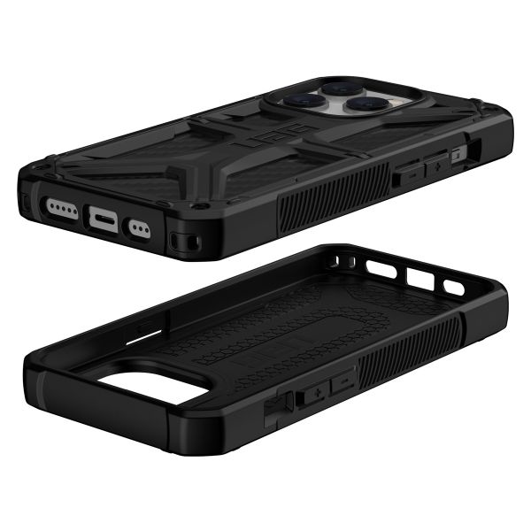 UAG Monarch Backcover für das Apple iPhone 14 Pro - Carbon Fiber
