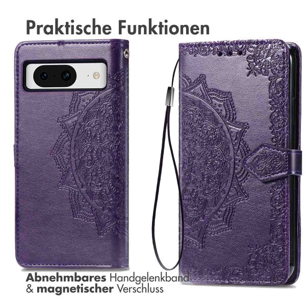 imoshion Mandala Klapphülle Google Pixel 8 - Violett