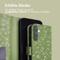 imoshion Design Klapphülle Samsung Galaxy A26 - Green Flowers