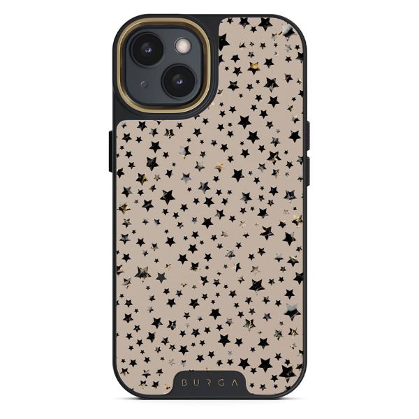 Burga Elite Gold Backcover für das iPhone 15 Plus - Sparkling Tiara