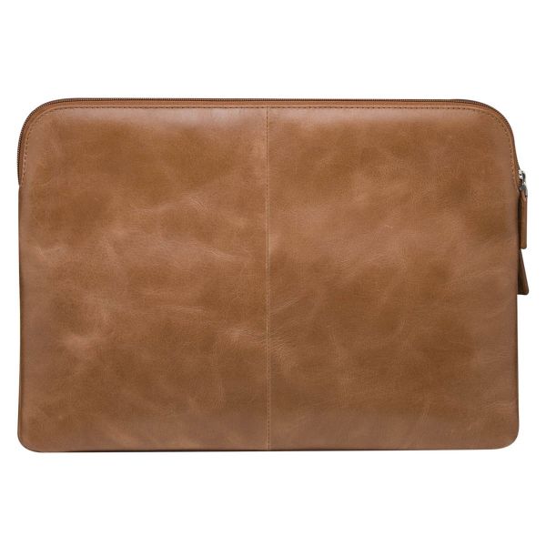 dbramante1928 Skagen Pro+ Sleeve - Laptop Hülle 13 Zoll - Laptop Sleeve - Echtes Leder - MacBook Pro 13 Zoll / Air 13 Zoll - Tan