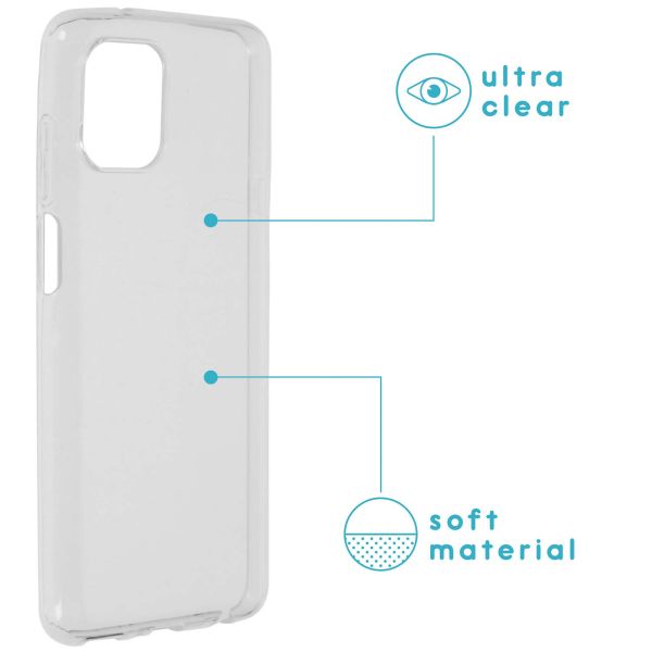 imoshion Gel Case für das Motorola Edge 20 Lite - Transparent