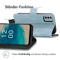 imoshion Luxuriöse Klapphülle Oppo A78 (4G) - Dunkelblau