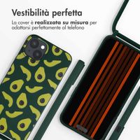 imoshion SilikonHülle design mit Band Apple iPhone 15 Plus - Avocado Green