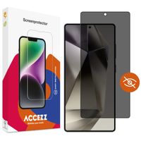 Accezz Privacy Displayschutz aus gehärtetem Glas für das Samsung Galaxy S25 Ultra