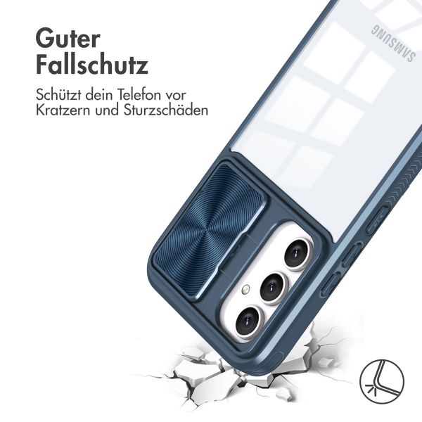 imoshion Back Cover mit Kameraschieber für das Samsung Galaxy A54 (5G) - Dunkelblau