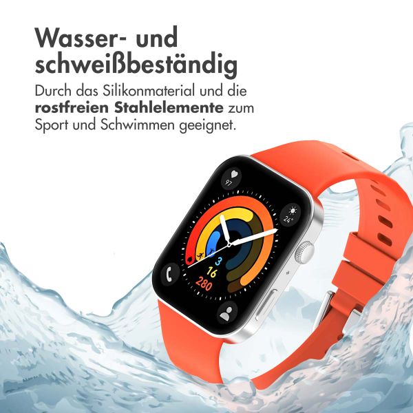 imoshion Silikonarmband für das Huawei Watch Fit 3 - Orange