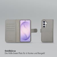 Selencia Olyn Abnehmbare Bookcase mit MagSafe Samsung Galaxy S26 - Grau