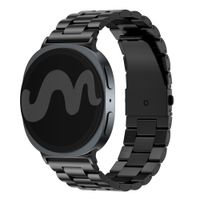 imoshion Edelstahlarmband für Samsung Galaxy Watch 9 (40/44mm) / Watch 8 (40/44mm) / Classic (46mm) - Schwarz