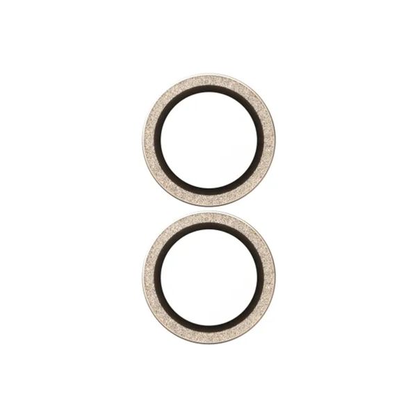 PanzerGlass Kameraprotektor Hoops Optic Rings für das Apple iPhone 17 - Glitzergold