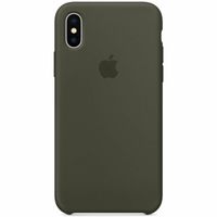 Apple Silikoncase Apple iPhone X - Dark Olive