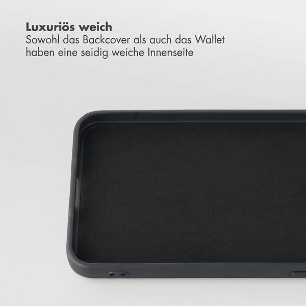 Selencia Olyn Abnehmbare Bookcase mit MagSafe Samsung Galaxy A37 (5G) - Schwarz