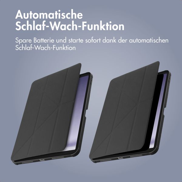 imoshion Origami Klapphülle Samsung Galaxy Tab A9 Plus - Schwarz