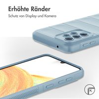 imoshion EasyGrip Back Cover für das Samsung Galaxy A33 - Hellblau