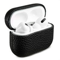 Accezz Echtes Leder Case Apple AirPods Pro - Schwartz