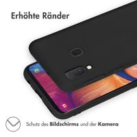 imoshion Color TPU Hülle Schwarz für Samsung Galaxy A20e