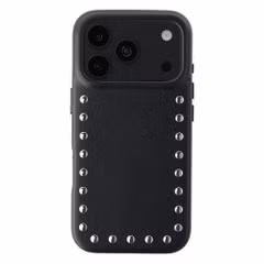 Selencia Studs Backcover mit MagSafe Apple iPhone 18 Pro Max / 17 Pro Max - Velvet Black