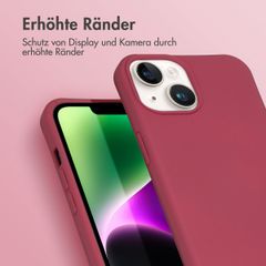 imoshion Color Backcover mit abtrennbarem Band Apple iPhone 14 - Red Raspberry