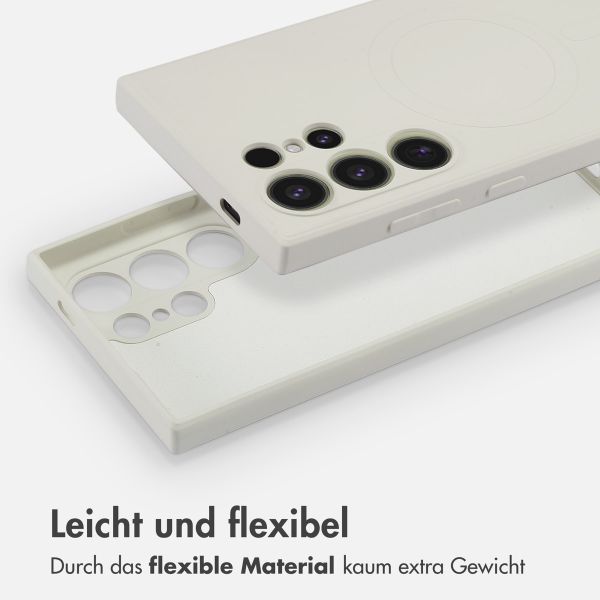 imoshion Color Back Cover mit MagSafe Samsung Galaxy S24 Ultra - Beige