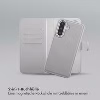 Selencia Olyn Abnehmbare Bookcase mit MagSafe Samsung Galaxy A36 - Grau