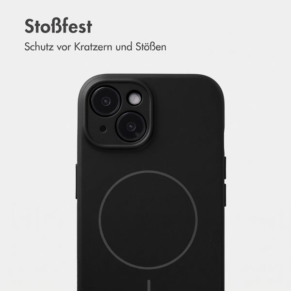 Accezz Grip Backcover mit MagSafe Apple iPhone 15 - Schwarz