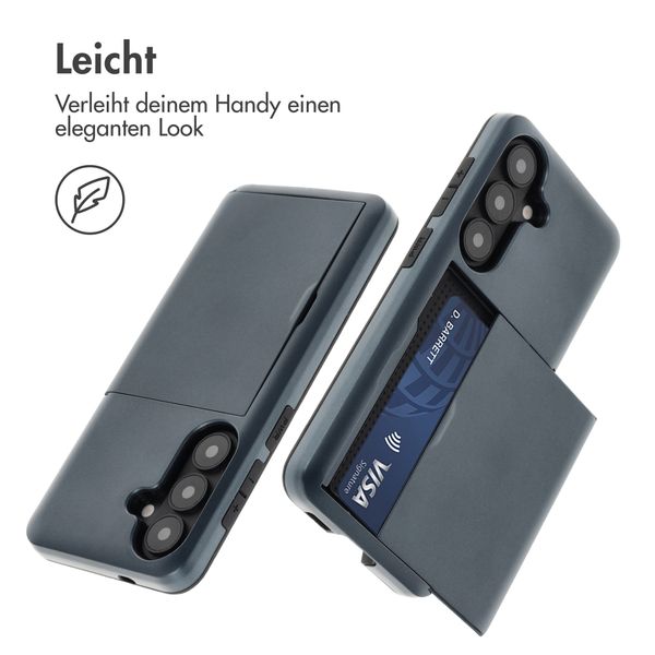 imoshion Backcover mit Kartenfach Samsung Galaxy S26 Plus - Dunkelblau